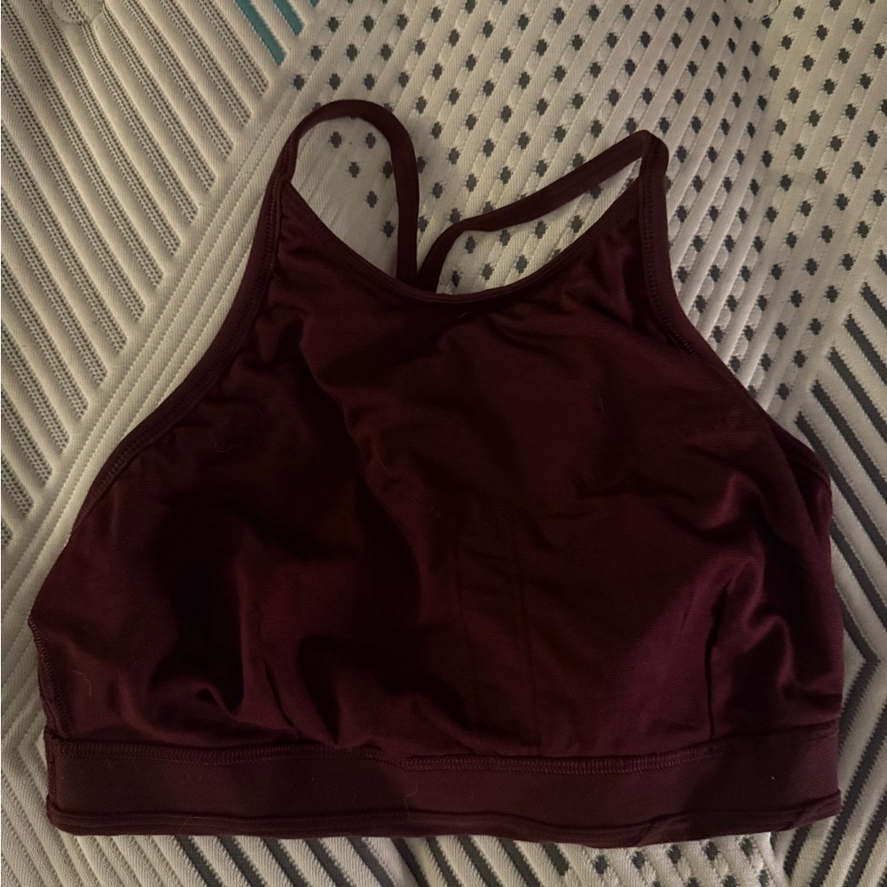 Lululemon Athletica Dark Red Sports Bra